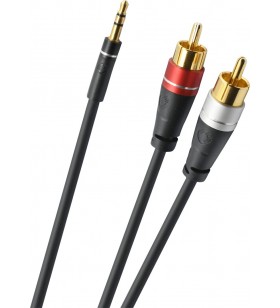 Oehlbach D1C33191 Jak - RCA 2,00 mt RCA & 3.5 mm Ses Kablosu